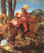 Hans Baldung Grien The Knight the Young Girl and Death (mk05) oil painting